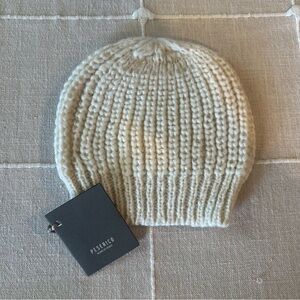 Peserico Cream Knit Hat